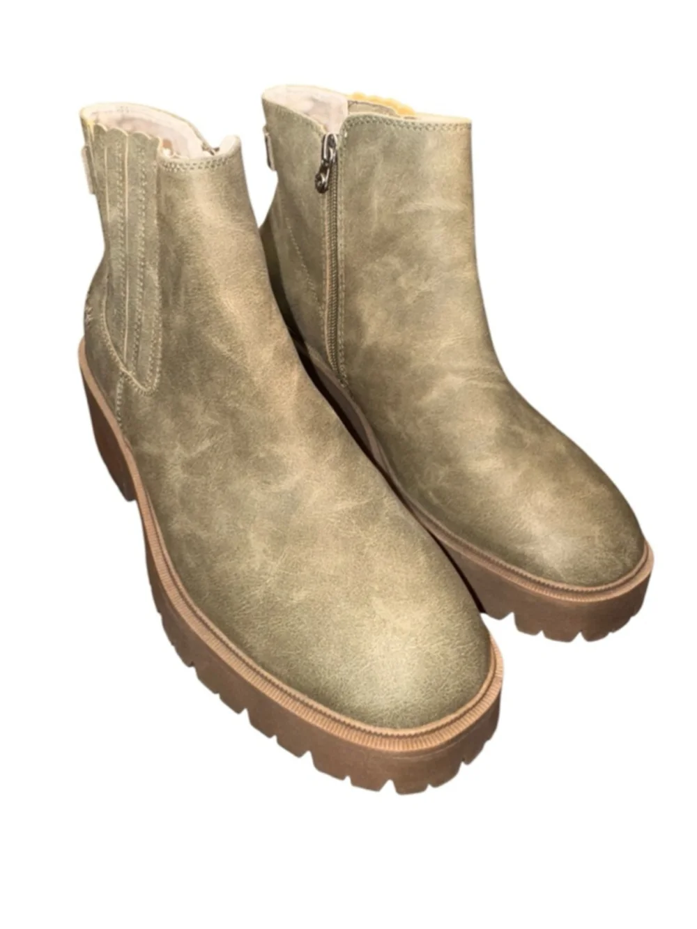 Women's Blowfish Malibu Moss Green Ankle Boots US 10